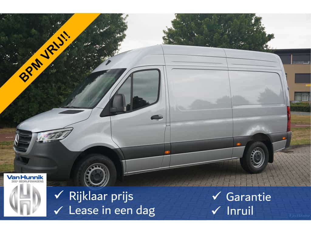 Mercedes-Benz Sprinter 317CDI Pro L2H2 BPM VRIJ!! 10.25" Mbux Cam, Gev. Stoel, 3.5T Trekgewicht, LED!! NR. A052*