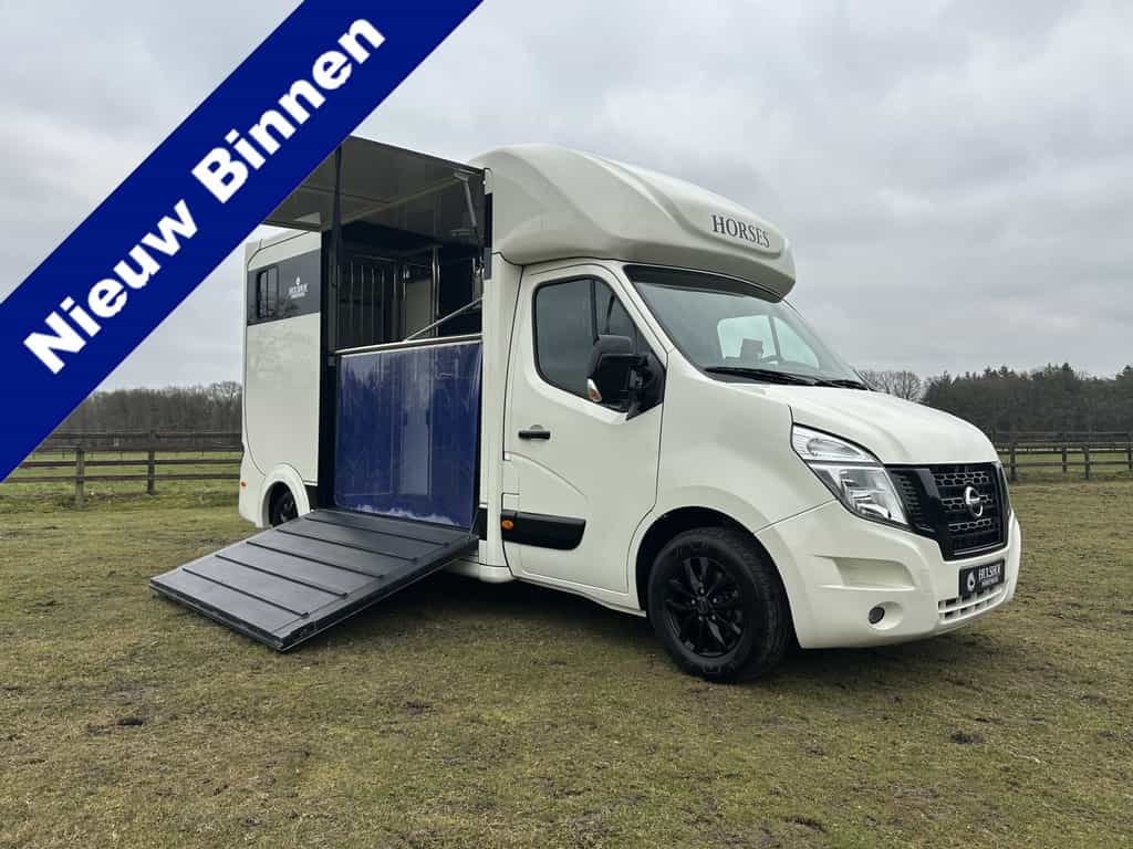 Nissan NV400 2-paards paardenvrachtwagen B-rijbewijs NIEUW & BPM VRIJ!