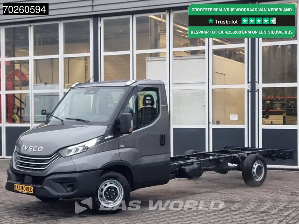 Iveco Daily 35S21 3.0L Automaat BPM VRIJ Chassis Cabine 410WB 2025 model LED CarPlay ACC Airco Fahrgestell Airco