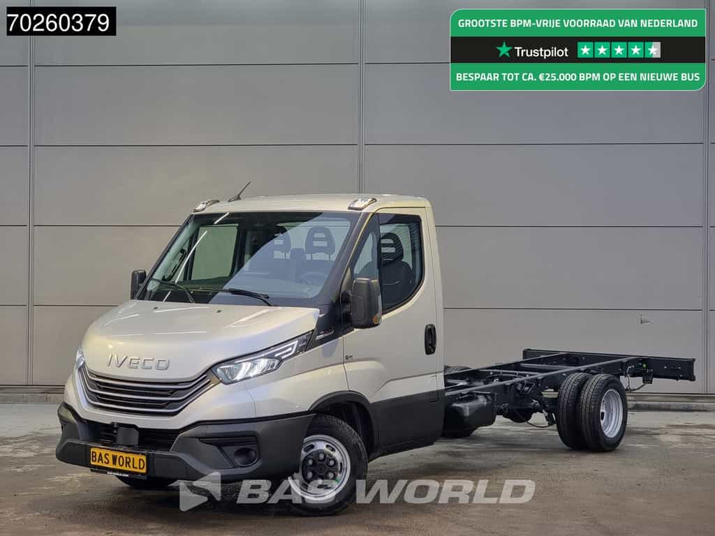 Iveco Daily 35C21 3.0L Automaat BPM VRIJ Chassis Cabine 410WB 2025 model LED CarPlay ACC Airco Fahrgestell Airco