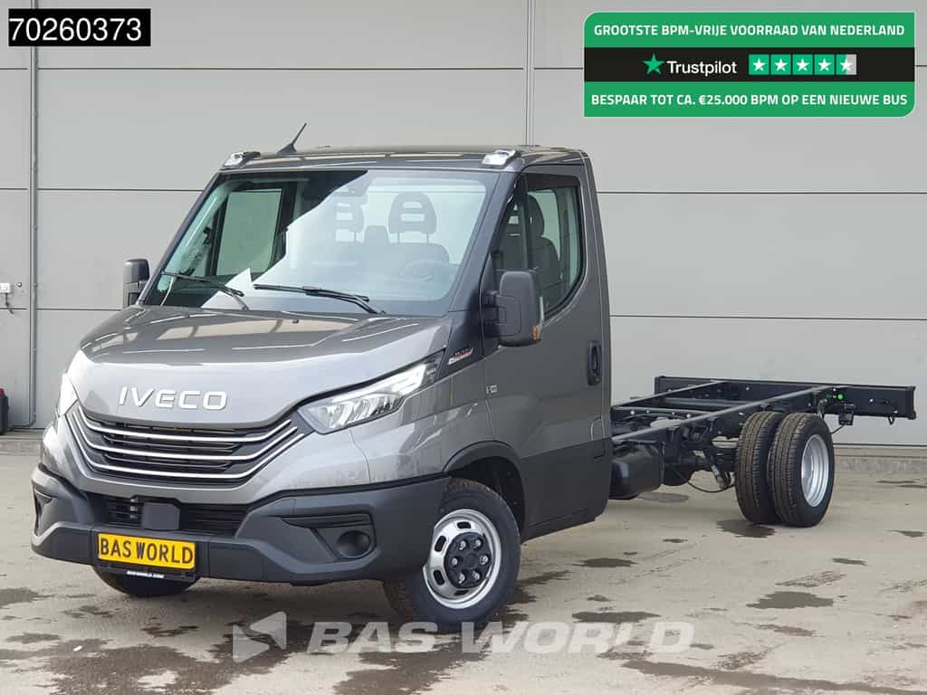Iveco Daily 35C21 3.0L Automaat BPM VRIJ Chassis Cabine 410WB 2025 model LED CarPlay ACC Airco Fahrgestell
