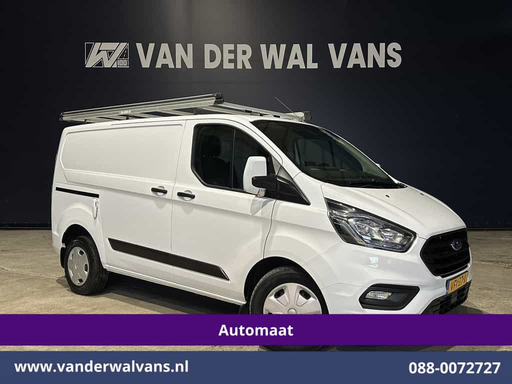 Ford Transit Custom 2.0 TDCI 130pk Automaat L1H1 Euro6 Airco | Navigatie | 2x Zijdeur | Imperiaal | Apple Carplay | LED Cruisecontrol, Android Auto, Stoelverwarming, Trekhaak, Parkeersensoren