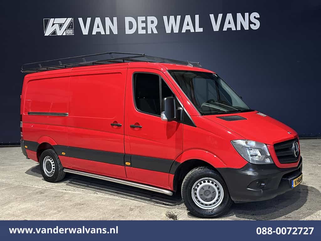 Mercedes-Benz Sprinter 313 CDI L2H1 Airco | Camera | Imperiaal | Trap | 2800kg Trekhaak | Sidebars | Apple Carplay Android Auto, Bijrijdersbank