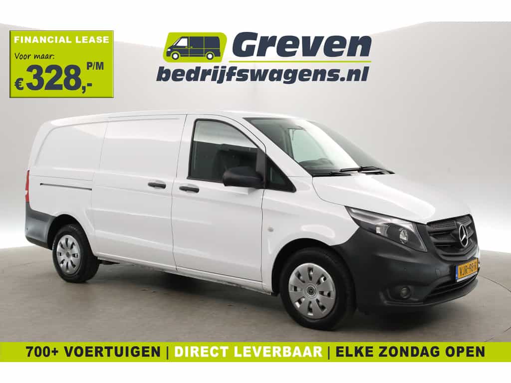 Mercedes-Benz Vito 116 CDI Lang | Euro6 | 164PK | Aut. | Airco | Cruise | Camera | 3-Zits | Trekh. | Navi | Stoelverw.