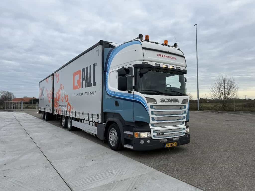 Scania R450 6X2 Topline / mit 2007 Anhanger / SCR-only / Retarder / APK curtainsider truck