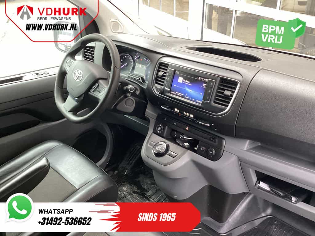 Toyota PROACE Worker 2.0 Aut. L2 Adapt.Cruise/ Headup/ Standkachel/ Stoelverw/ Keyless/ Carplay/ Navi/ Camera/ PDC/ LMV/ Climate/ Trekhaak