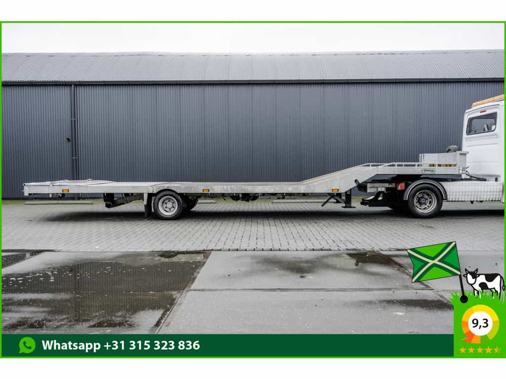 Veldhuizen P45-1 | Be Oplegger 5T | Semi knik dieplader | LV: 3230KG