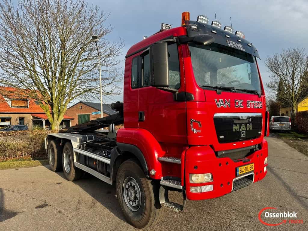 MAN TGS 26.440 6x6 WS Euro 5 met HTS 30 ton kabel containersysteem OT5373