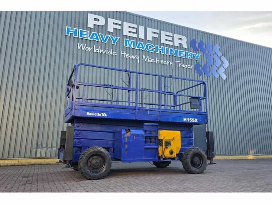 Haulotte H15SX Diesel, 4x4 Drive, 15 Working Height, 500kg