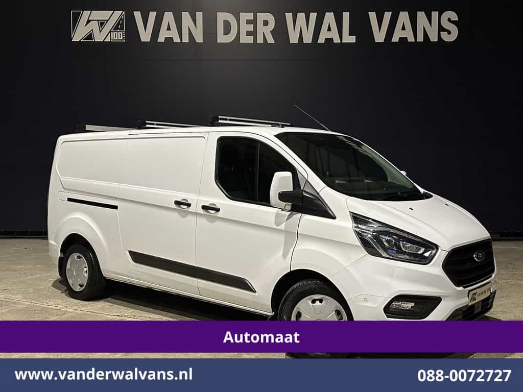 Ford Transit Custom 2.0 TDCI 131pk Automaat L2H1 Euro6 Airco | Camera | Apple Carplay | LED | Cruisecontrol | Trekhaak Android Auto, Stoelverwarming, Verwarmde voorruit, Dakdragers, Parkeersensoren, Bijrijdersbank, Achterklep