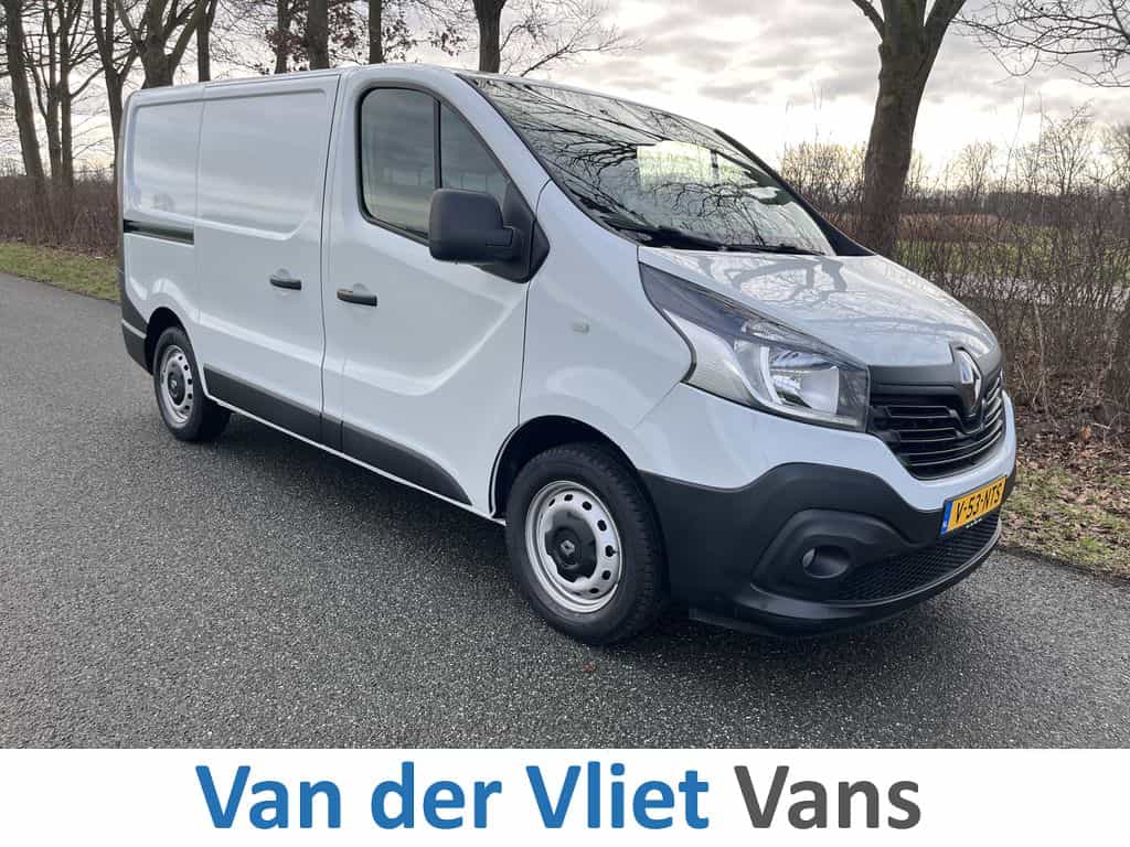 Renault Trafic 1.6 dCi 126pk E6 Comfort 3-zits BPM Vrij! Lease €296 p/m, Airco, Trekhaak, PDC, 2x Schuifdeur, Cruise controle, Onderhoudshistorie aanwezig