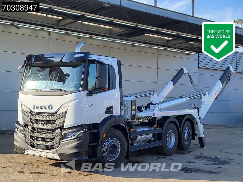 Iveco X-Way X-Way 420 6X2 NEW! Meiller AK16MT skiploader Lift+steering axle Automatic Euro 6