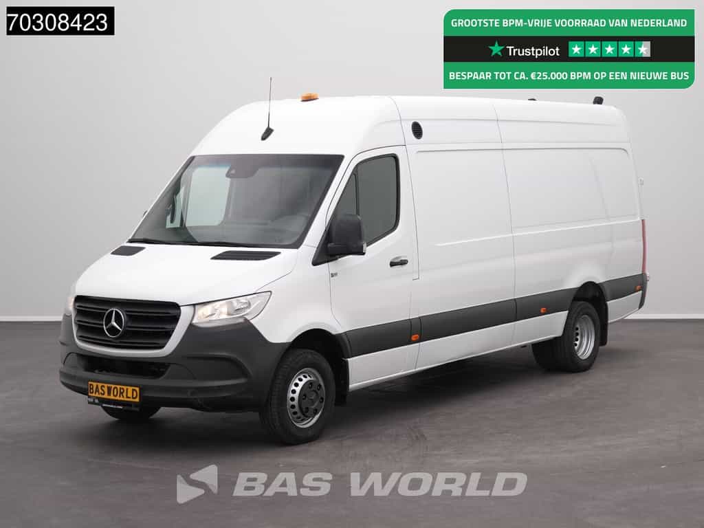 Mercedes Sprinter 516 CDI Automaat Dubbellucht L3H2 Trekhaak Navi Airco Cruise Camera MBUX CarPlay Euro6 L3 Airco Trekhaak Cruise control