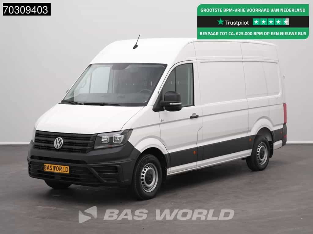 Volkswagen Crafter 102pk L3H3 Trekhaak Navi Airco Parkeersensoren v+a Euro6 L2H2 Airco Trekhaak