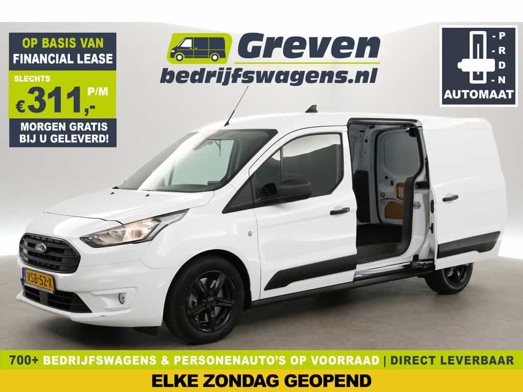 Ford Transit Connect 1.5 EcoBlue 120PK L2 | 8-Traps Aut. | 3-Zits | 2xSchuifdeur | Airco | Camera | Cruise | Trekh. | Carplay | Navi