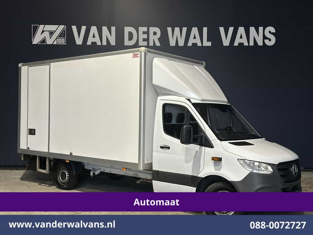 Mercedes-Benz Sprinter 314 CDI 143pk Automaat Bakwagen 22m3 KUUB Laadklep Zijdeur Euro6 Airco | Leder Bijrijdersbank