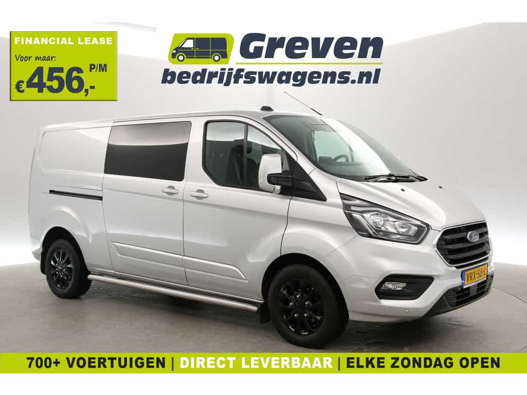 Ford Transit Custom 2.0 TDCI L2H1 Limited | DC | 6-Zits | Airco | Cruise | Carplay | Trekh. | Navi | Parkeersens. | Stoelverw.