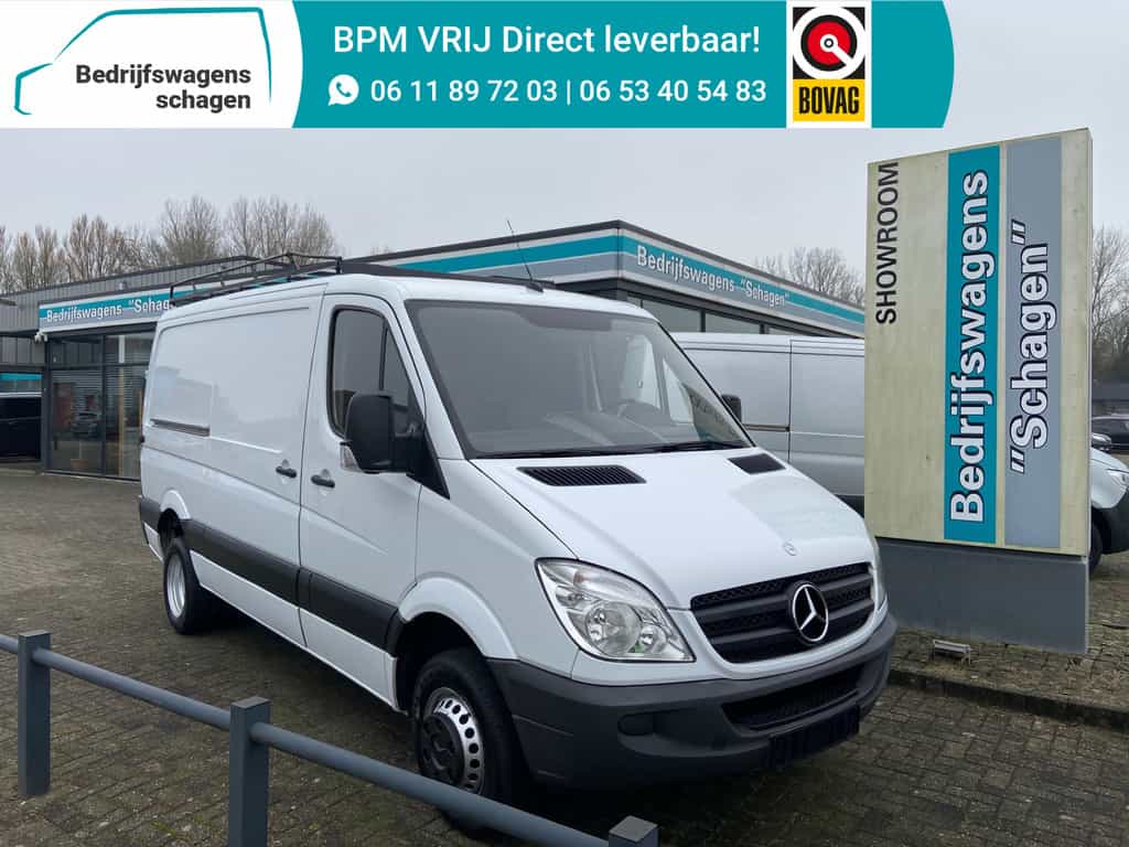 Mercedes-Benz Sprinter 513 CDI L2H1 NAP | Dubbel lucht | Airco | Imperiaal + Ladder
