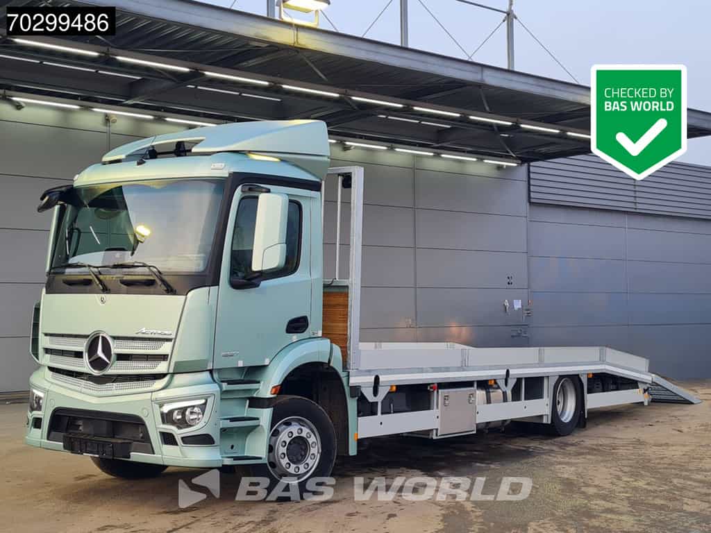Mercedes Actros 1827 4X2 NEW! Machine transporter Oprijwagen Hydraulic ramps Air suspension Euro 6