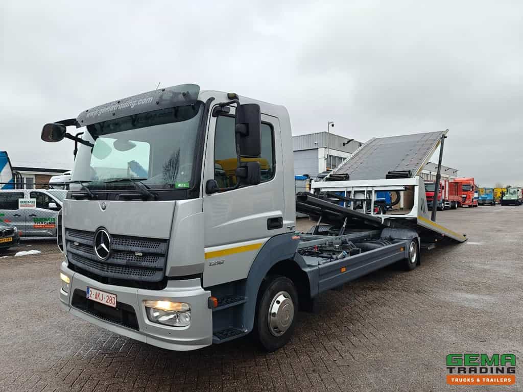 Mercedes-Benz Atego 1218 4x2 Dagcabine (3pl.) Euro6 - SVJ SP55 Dubbellader met Brill 1500kg + Lier 3500KG - Afstandbediening - 06/2026 APK