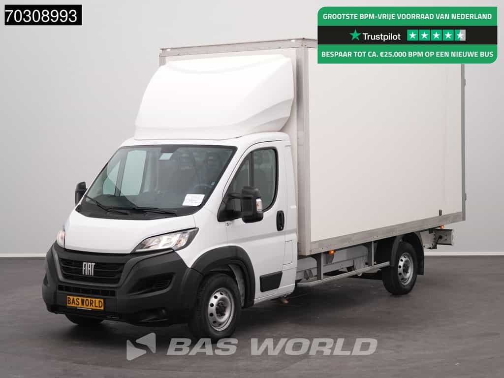 Fiat Ducato 140pk Bakwagen Achterdeuren Airco Cruise Camera Euro6 Meubelbak Koffer Airco Cruise control