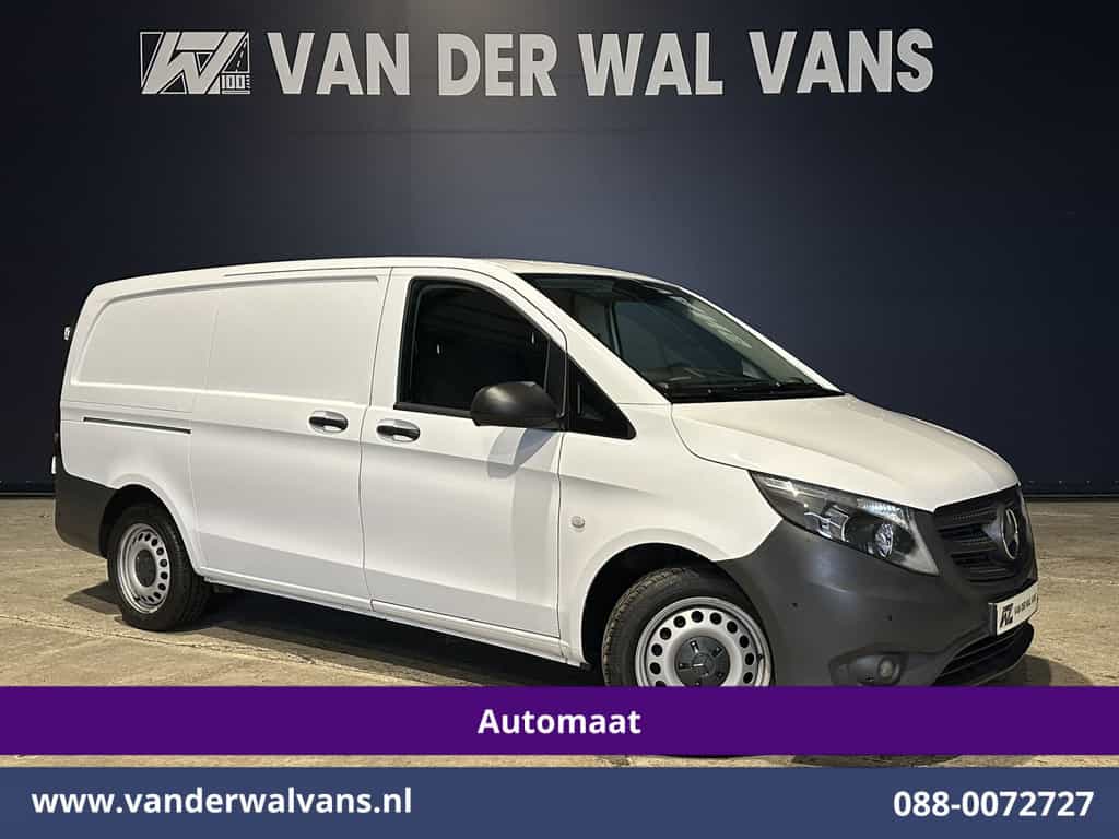 Mercedes-Benz Vito 116 CDI 164pk 9G-Tronic Automaat L2H1 Euro6 Airco | Navigatie | Apple Carplay | Cruisecontrol Android Auto, Stoelverwarming, Parkeersensoren