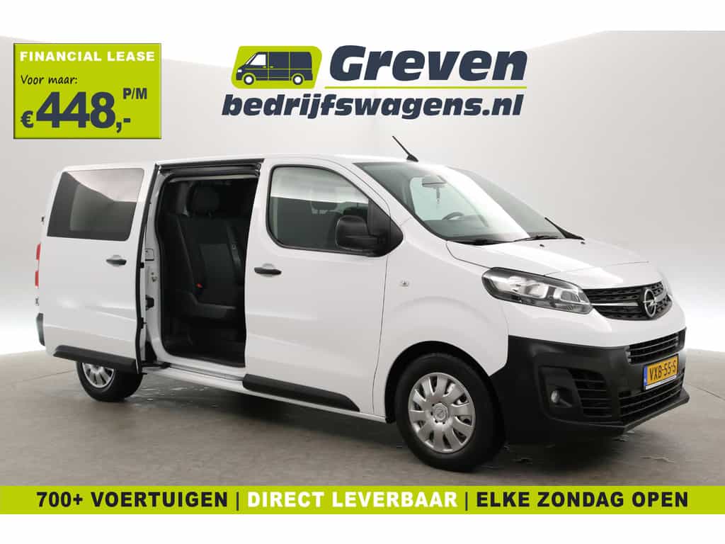 Opel Vivaro 2.0 145PK L3H1 | DC | 6-Zits | Trekh. | Airco | Cruise | Carplay | Parkeersens.