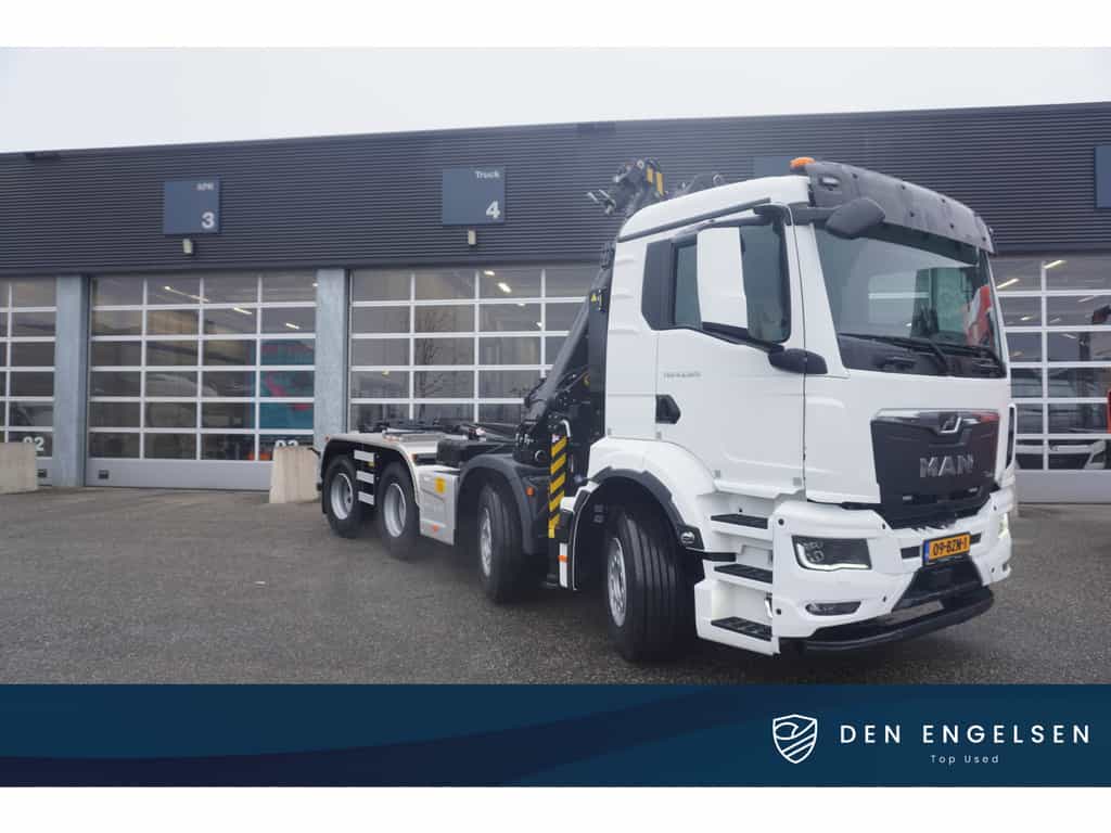 MAN TGS 41.520 8x4 WS | Epsilon Q200Z 95TR HPLS Triple-Z kraan | 30 tons VDL haakarm