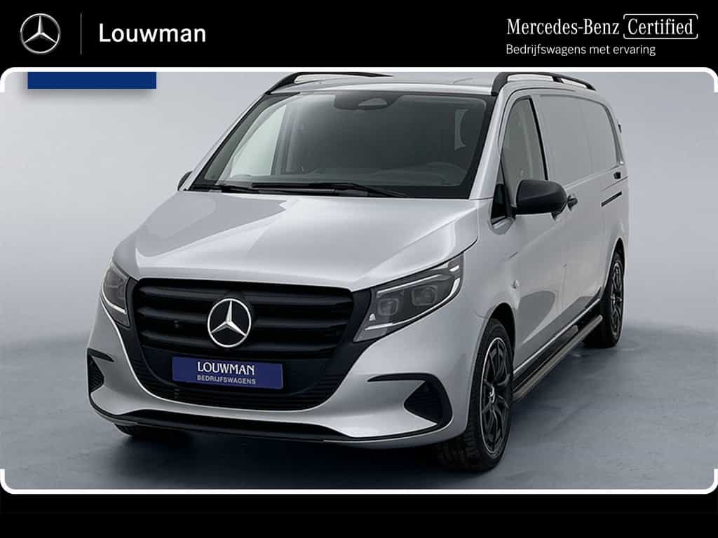 Mercedes-Benz Vito 119 CDI Pro L3 19" inch AMG Sidebars Dubbele Schuifdeur Multibeam LED Trekhaak Achteruitrijcamera Betimmering