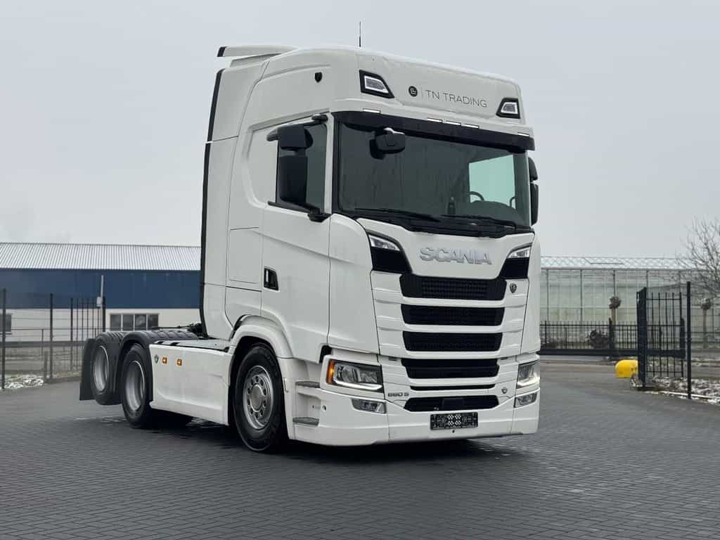 Scania S660 FULL AIR, LEATHER, WIELBASIS 3,15, RETARDER, 9 TONS VOORAS.