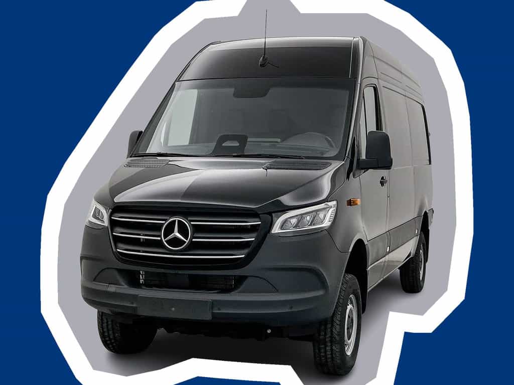 Mercedes-Benz Sprinter 319 1.9 CDI L2 Select 4x4 Elektrische schuifdeur Distronic Navigatie Trekhaak 3500KG Betimmering