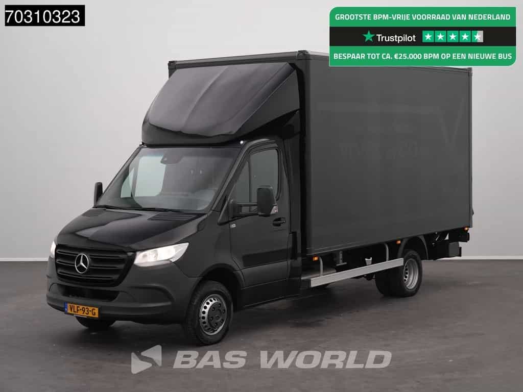 Mercedes Sprinter 516 CDI D'Hollandia Laadklep Dubbellucht Bakwagen Navi Airco Cruise Camera MBUX CarPlay Euro6 Meubelbak Koffer Airco Cruise control