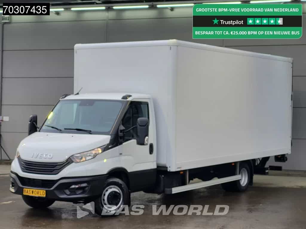 Iveco Daily 70C18 3.0L 1000KG Laadklep Automaat Luchtvering Dubbellucht Bakwagen Airco Cruise 180PK Euro6 Meubelbak Koffer Airco Cruise control