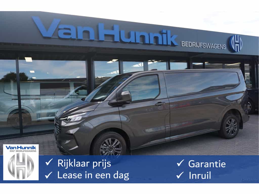 Ford Transit Custom 320L 2.5 PHEV Hybride 233PK Limited PRIJS INCL. BPM !! 13" Navi, Adap. Cruise, Camera, 17" LM, Trekhaak!! NR. HYB005