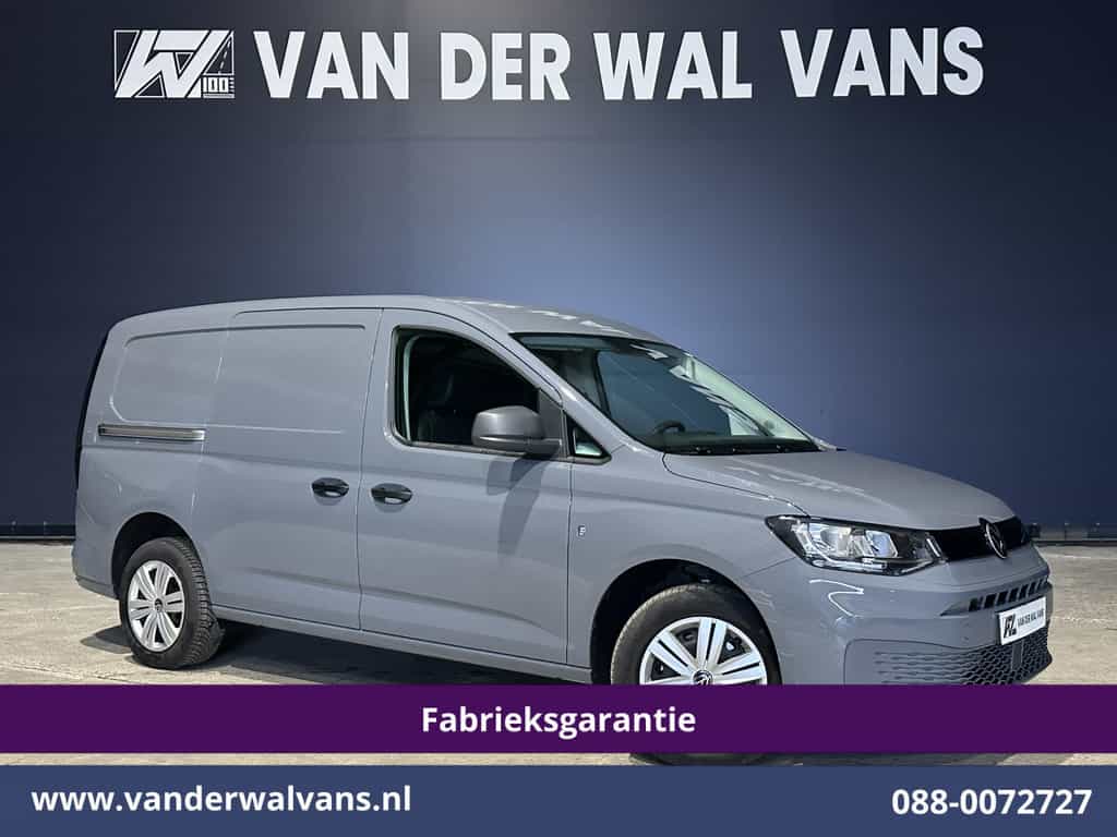 Volkswagen Caddy Cargo Maxi 1.5 TSI 115pk Benzine motor L2H1 Fabrieksgarantie Euro6 Airco | Camera | Apple Carplay | Bumper in de kleur Android Auto, Zijdeur