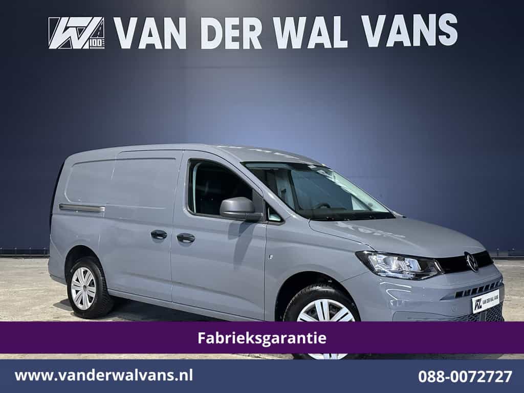 Volkswagen Caddy Cargo Maxi 1.5 TSI 115pk Benzine motor L2H1 Fabrieksgarantie Euro6 Airco | Camera | Apple Carplay | Bumper in de kleur Android Auto, Zijdeur