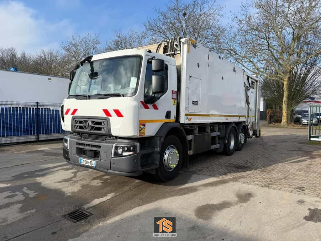 Renault D 320.26 WIDE 6X2 - GARBAGE - FAUN - 19TON - TOP! TS002623