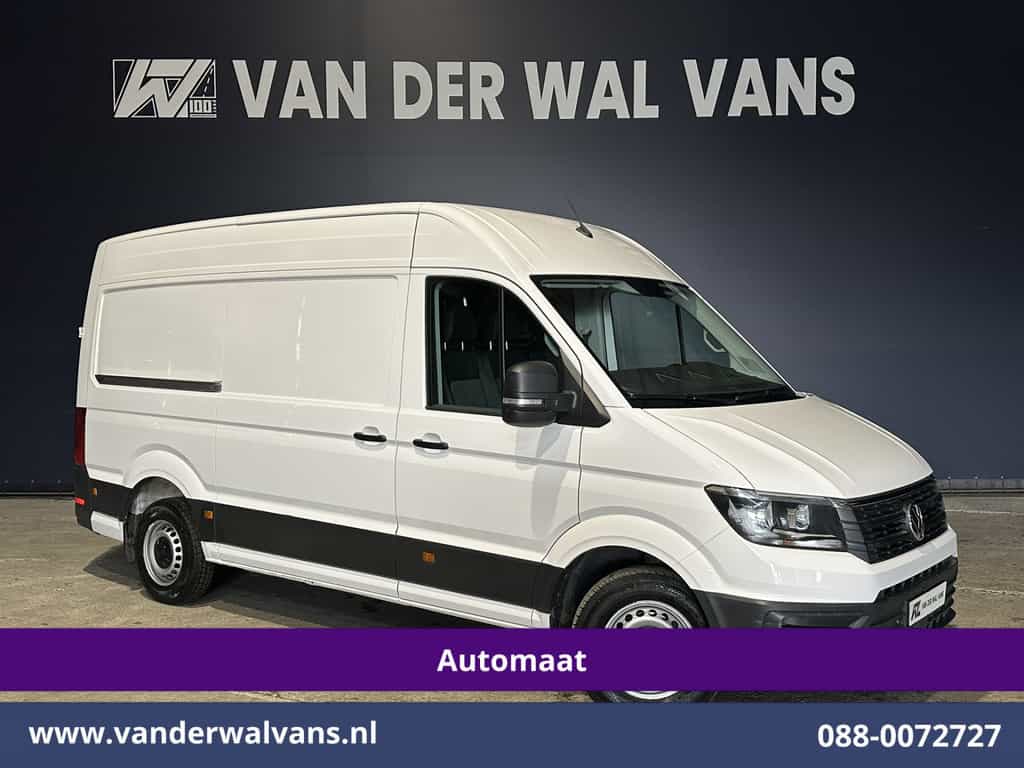 Volkswagen Crafter 2.0 TDI 140pk Automaat L3H3 L2H2 Euro6 Airco | Navigatie | Camera | Apple Carplay | Chauffeursstoel Android Auto, Leder, Parkeersensoren, Bijrijdersbank, 3000kg trekvermogen