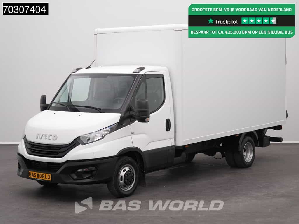 Iveco Daily 35C16 Laadklep Dubbellucht 160PK Bakwagen Airco Euro6 Meubelbak Koffer Airco