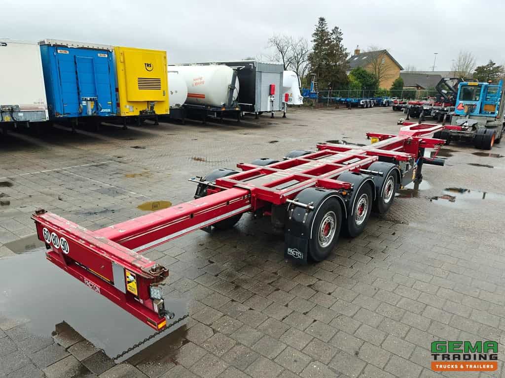 Pacton TXC343 3 Assen Valx - Trommelremmen - NGP GENSET - LiftAs - 2x Uitschuifbaar - Mettalic rood