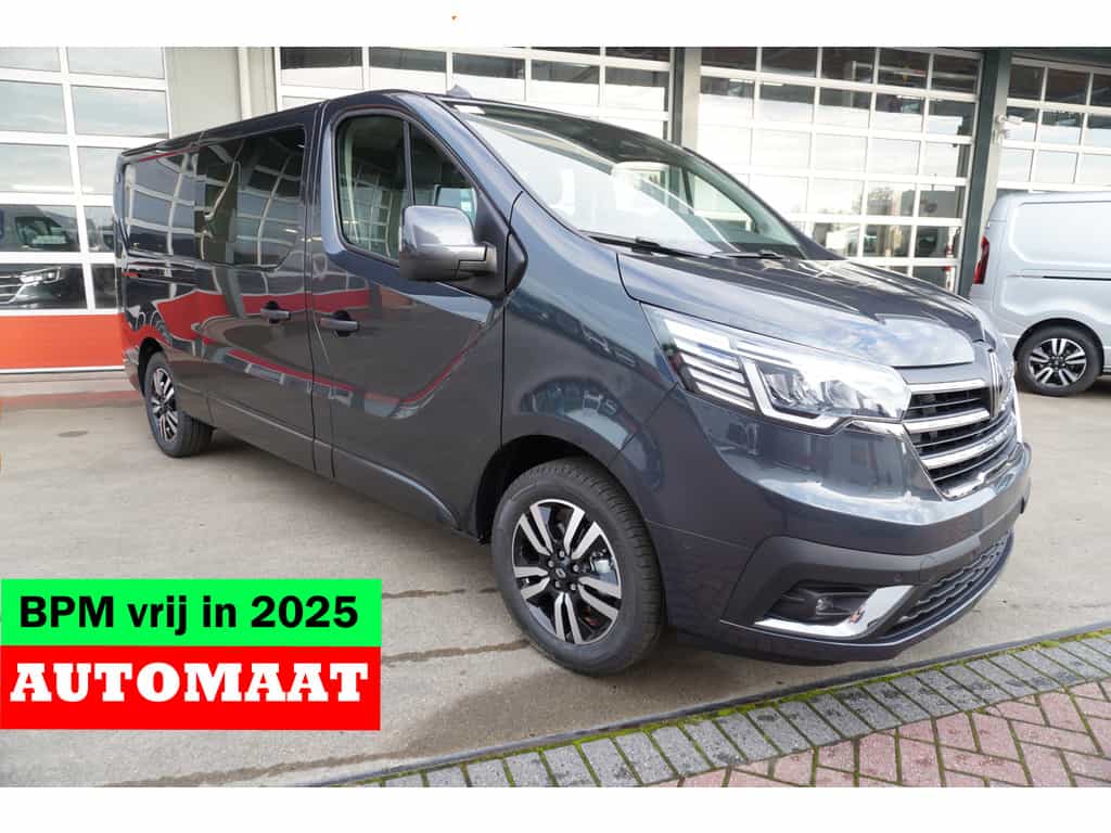 Renault Trafic 2.0 Bleu dCi EDC 170PK L2H1 Extra DubbelCabine Automaat Schuifdeur L/R Nr. V901 |  Climate | Navi | Camera |