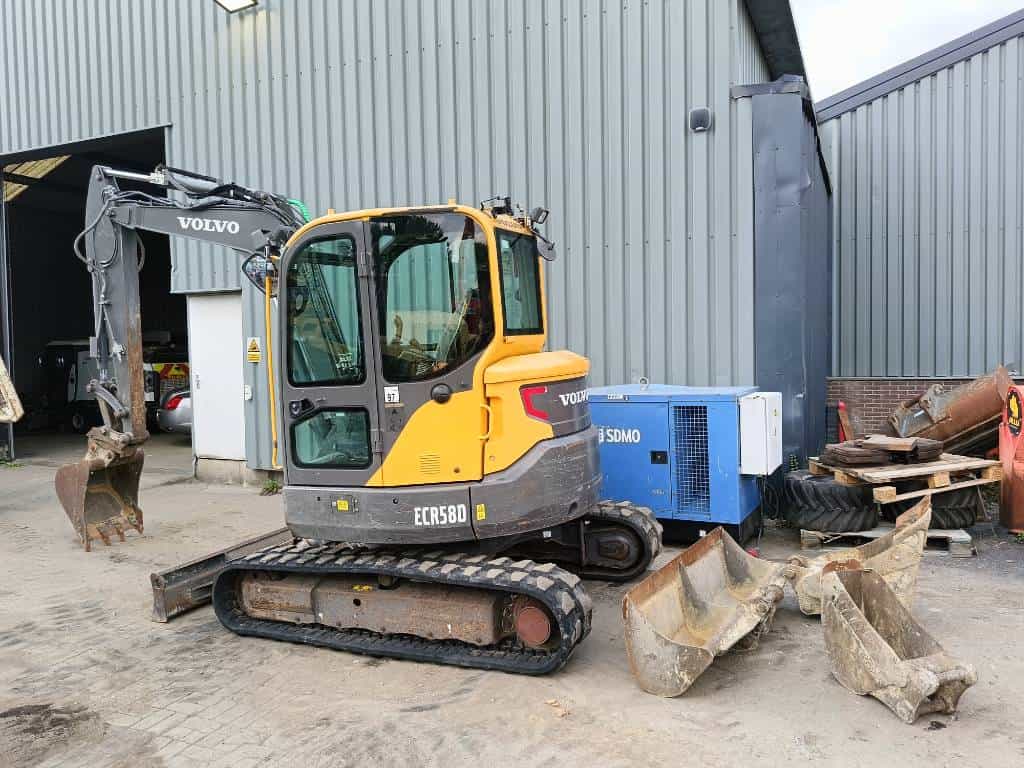 Volvo ECR 58 D rups graafmachine tracked excavator bagge