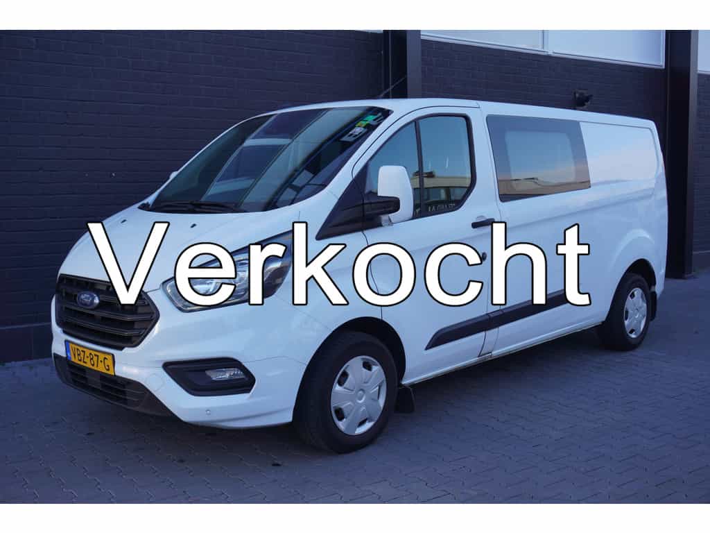 Ford Transit Custom 2.0 TDCI L2 Dubbele Cabine EURO 6 - Airco - Cruise - Camera - € 16.900,- Excl.