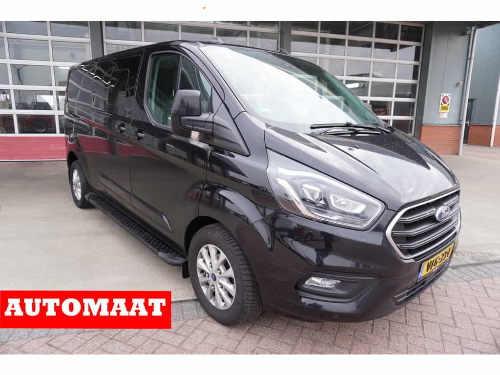 Ford Transit Custom 300 2.0 TDCI 170PK L2H1 Limited Dubbelcabine Automaat Airco | Adap.Cruise | Navi | Camera | Schuifdeur links en rechts