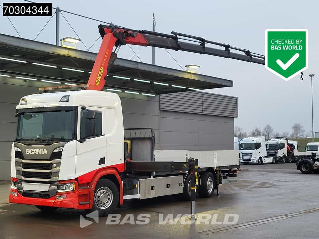 Scania R500 6X2 Palfinger PK34002 SH 8x Extensions Lift+ Steering Axle Euro 6