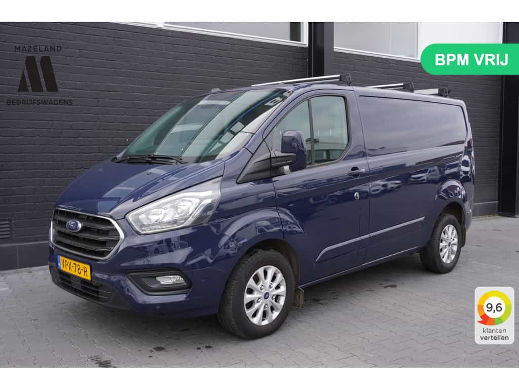 Ford Transit Custom Limited  2.0 TDCI 130PK EURO 6 - Airco - Navi - Cruise - € 19.900,- Excl.