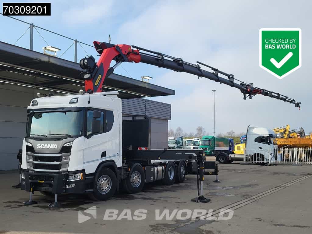 Scania R500 8X2 NEW! Palfinger PK480 TEC Crane + Jib 2.5t Winch Lift+steering axle Retarder