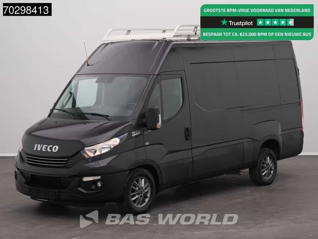 Iveco Daily 35S21 3.0L Automaat 210PK 3,5t Trekhaak L2H2 Airco Cruise Imperiaal Euro6 Resteel L2 Airco Trekhaak Cruise control