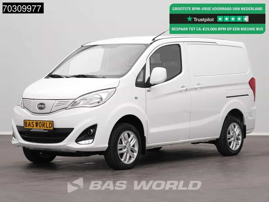 BYD ETP3 Elektrisch 45kWh WLTP 238km 2x Schuifdeur Airco Camera Parkeersensoren Leder Stoelverwarming Airco