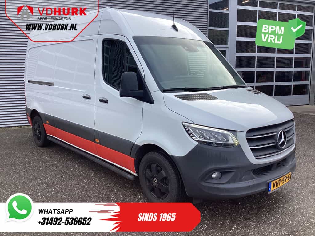 Mercedes-Benz Sprinter 2.2 CDI Aut. L2H2 LED/ 10,25"MBUX/ Carplay/ Laadklep/ Camera/ Trekhaak/ LMV/ Cruise/ Dodehoek/ Navi